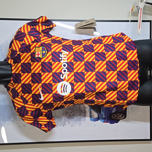 FC Barcelona Woman's Short Sleeve Game Jersey - Picture 1 of 6
